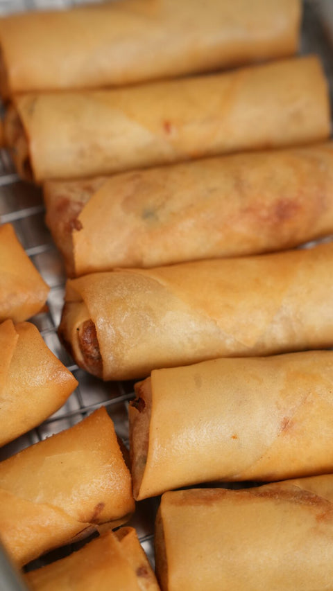 Broccoli Rabe & Provolone Spring Rolls