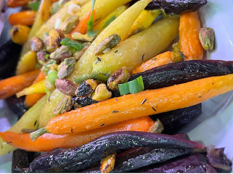 Roasted Heirloom Carrots