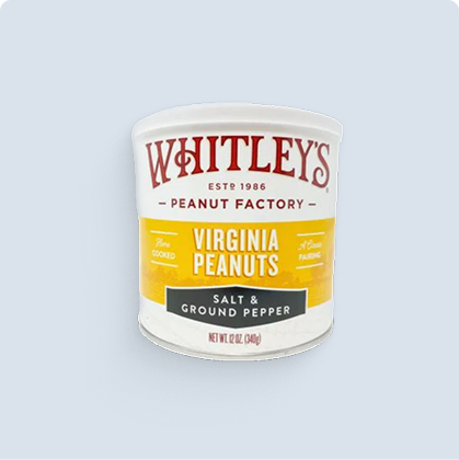Whitley's Salt Pepper Peanuts