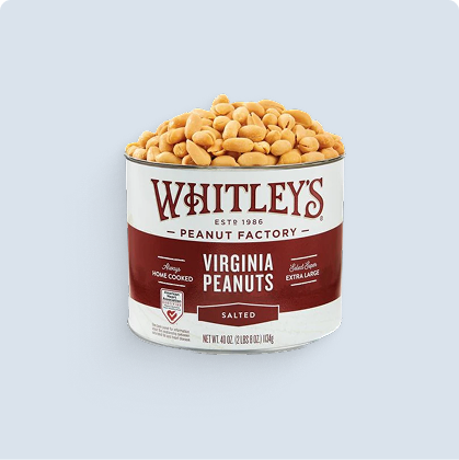 Whitley's Salted Peanuts 40oz