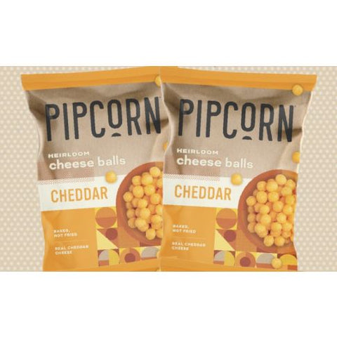 Pipcorn Cheddar Cheese Balls