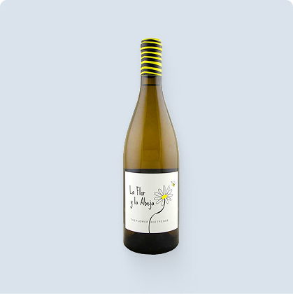 The Flower And The Bee Treixadura White Wine 750ml bottle