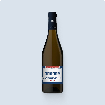 Volcans “Lava” Chardonnay White Wine 750ml bottle