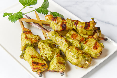Grilled Thai Chicken Skewers