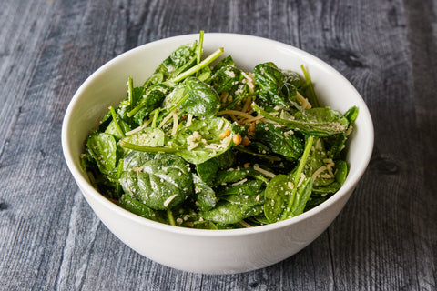 Wilted Baby Spinach Salad Per Person