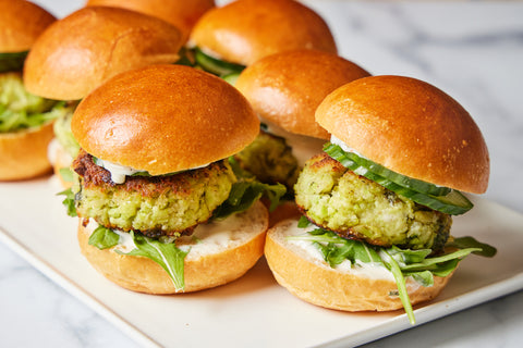 Mini Edamame Burgers