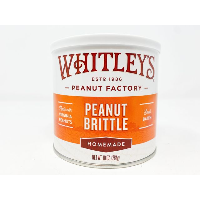 WHITLEY'S PEANUT BRITTLE TIN